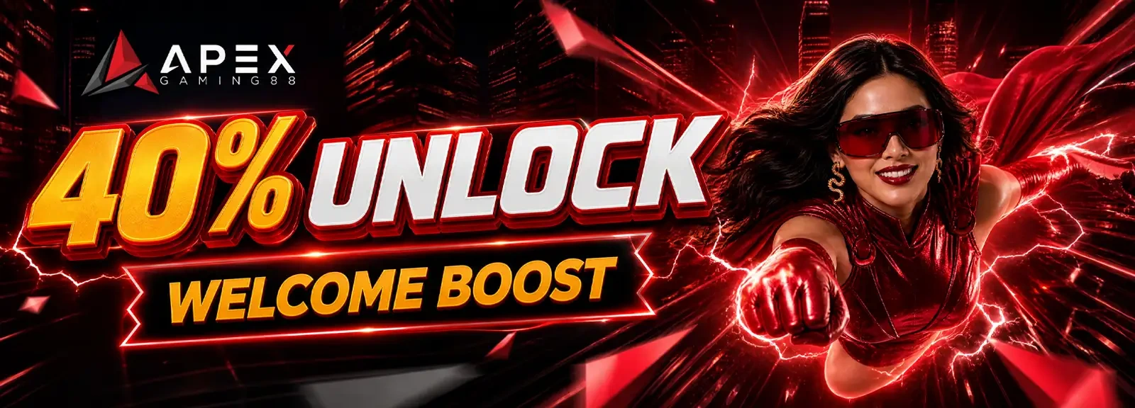 40% Unlock Welcome Boost