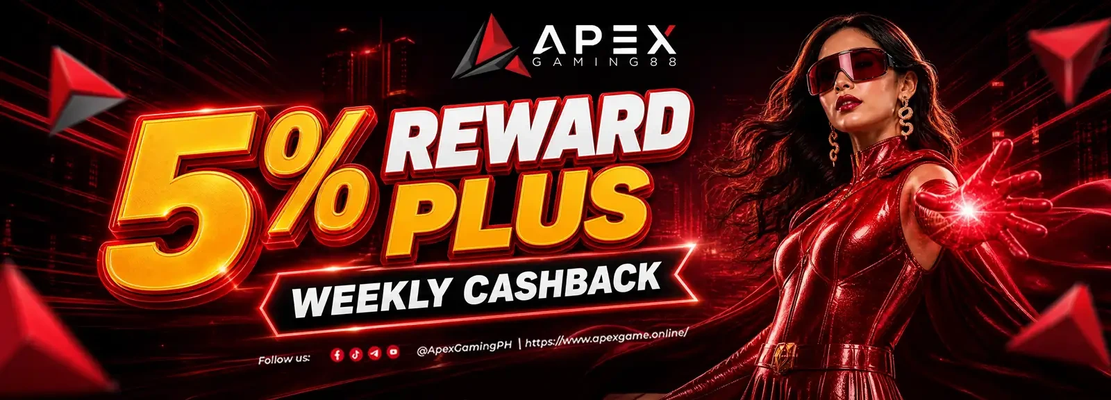 5% Reward Plus Weekly Cashback
