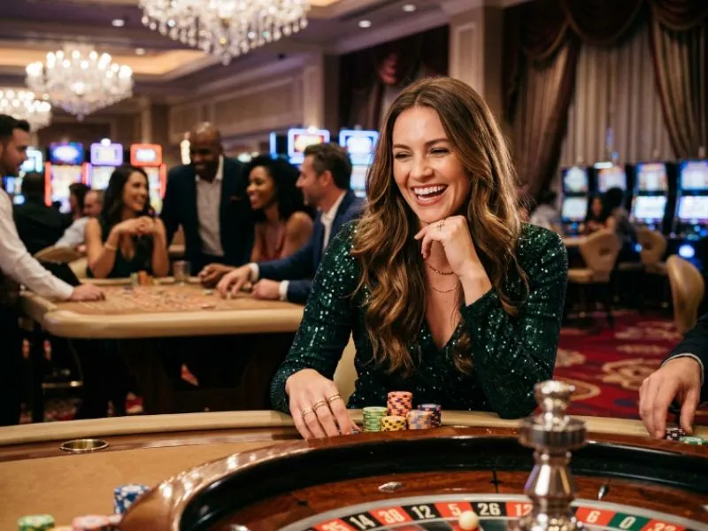 Refined woman relaxing at Phil168 online casino login